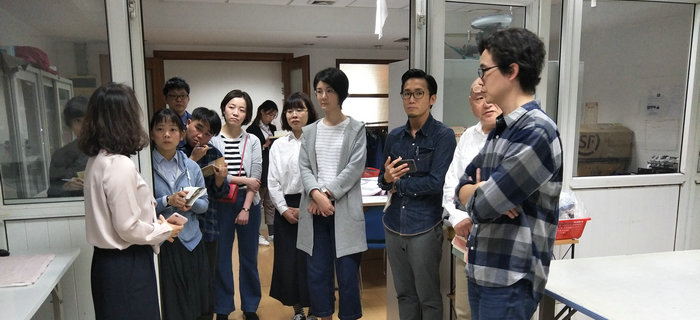 劉潭服裝接待無印良品公司員工參觀考察學習