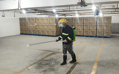 劉潭服裝常態化抓實園區安全管理工作