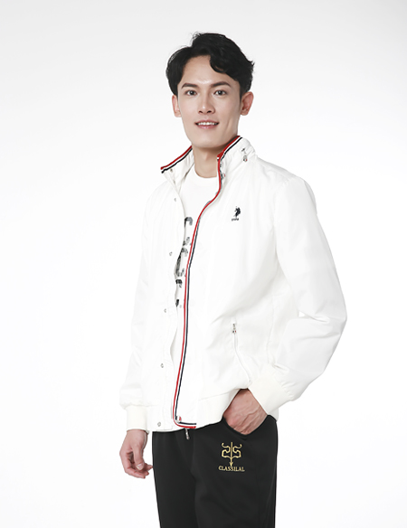 男式立領夾克